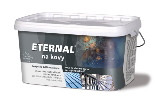 ETERNAL na kovy 5 kg - Odstín: 402 Světle šedá, Hmotnost: 5 kg