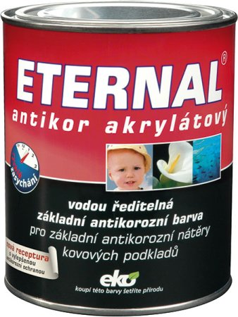 ETERNAL antikor akrylátový 0,7 kg - Odstín: 02 Světle šedá, Hmotnost: 0,7 kg