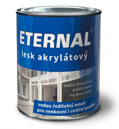 ETERNAL lesk akrylátový 0,7 kg - Odstín: RAL 3020 Červená, Hmotnost: 0,7 kg