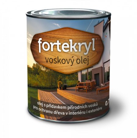 FORTEKRYL voskový olej 0,7 kg - Odstín: Palisander, Hmotnost: 0,7 kg