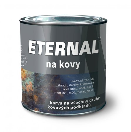 ETERNAL na kovy 0,35 kg - Odstín: 413 Černá, Hmotnost: 0,35 kg