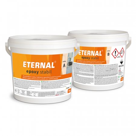 ETERNAL epoxy stabil A+B 10 kg - Odstín: Světle šedá, Hmotnost: 10 kg