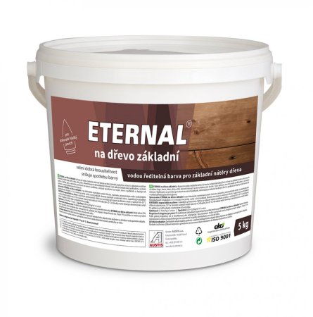 ETERNAL na dřevo základní 5 kg - Odstín: Bílá, Hmotnost: 5 kg