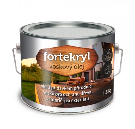 FORTEKRYL voskový olej 1,8 kg - Odstín: Bezbarvá, Hmotnost: 1,8 kg