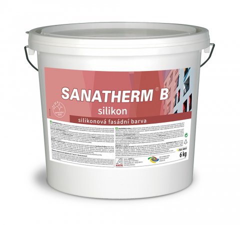 SANATHERM B silikon 6 kg - Odstín: Bílá, Hmotnost: 6 kg