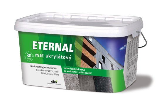 ETERNAL mat akrylátový 5 kg - Odstín: 019 Světle hnědá, Hmotnost: 5 kg
