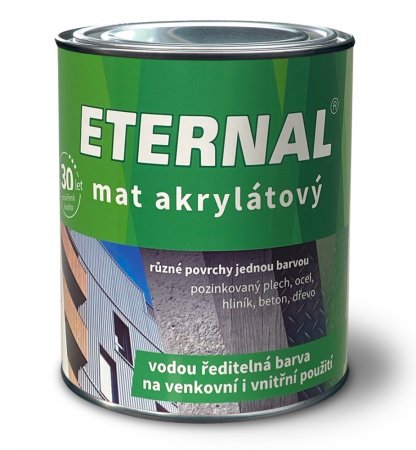 ETERNAL mat akrylátový 0,7 kg - Odstín: 05 Žlutá, Hmotnost: 0,7 kg
