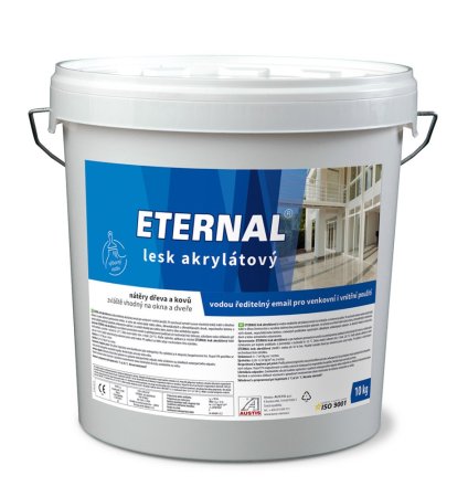 ETERNAL lesk akrylátový 10 kg - Odstín: RAL 9003 Bílá, Hmotnost: 10 kg