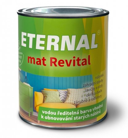 ETERNAL mat Revital 0,7 kg - Odstín: RAL 6018 Žlutozelená, Hmotnost: 0,7 kg