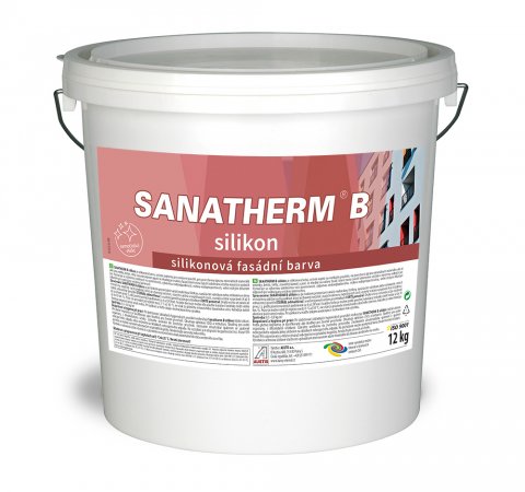 SANATHERM B silikon 12 kg - Odstín: Bílá, Hmotnost: 12 kg